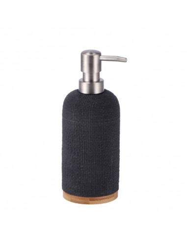 Dispenser resina e bamboo diam.8cm h.21 cm